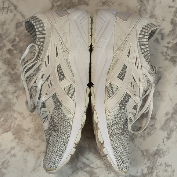 Asics Mens Gel-Kayano Trainer Knit White/Gray Athletic Sneakers Size 9.5 main image 9
